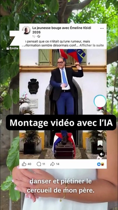 Une vidéo truquée de David Lorion dansant sur un cercueil indigne la fille de Michel Fontaine