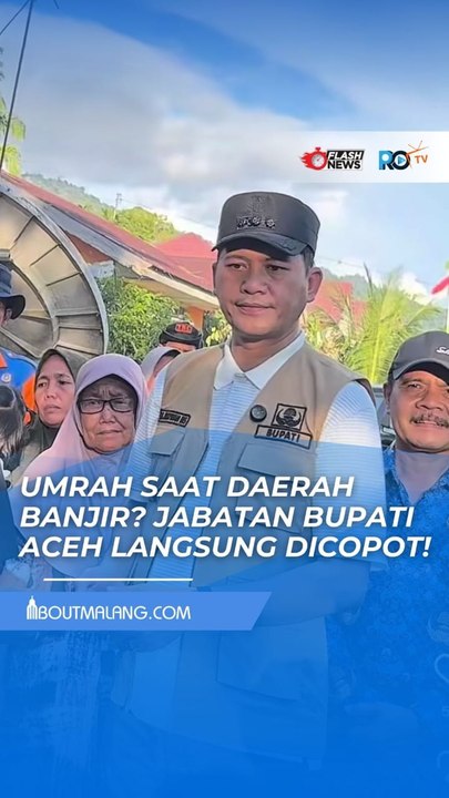 NASIB BUPATI ACEH SELATAN YANG UMRAH SAAT BANJIR, AUTO DICOPOT DARI KETUA DPC GERINDRA