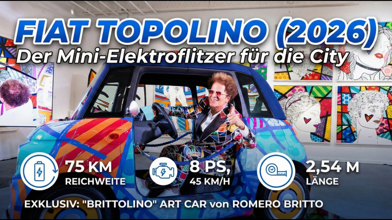 Fiat Topolino Art Car 2026 – Urbaner Elektro-Zwerg im Detail