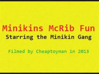 Minikins McRib Fun with the Garbage Pail Kids Minikins ~ Filmed in 2013 by Cheaptoyman