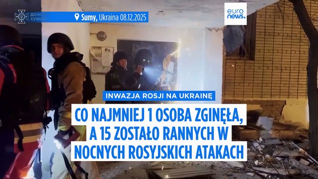 Godny pokój dla Ukrainy? W rosyjskim ataku ginie jedna osoba, a 15 jest rannych