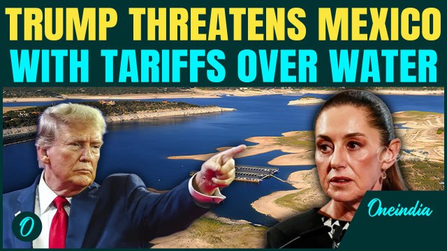 Trump UNLEASHES Tariff Fury on Mexico|Alleges Water Treaty Breach, Demands More Water for US Farmers