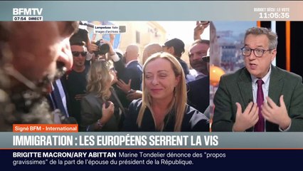 SIGNÉ BFM - Les pays de l'Union européenne approuvent un durcissement de la politique migratoire