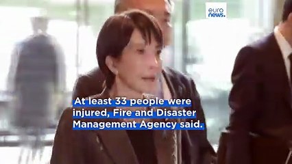 Magnitude 7.5 earthquake strikes off Japan's northern coast, injuring 33