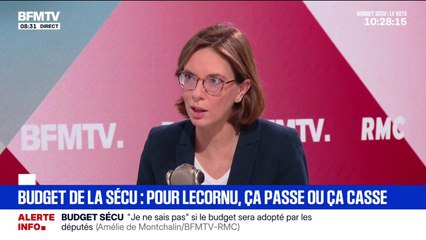 Budget: Amélie De Montchalin annonce "une enveloppe pour l'hôpital, pour la santé, qui fait qu'on va mettre 8 milliards de plus entre 2025 et 2026"