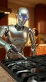 Robot Trying to Light Stove but Fails – Funny Robot Moments
