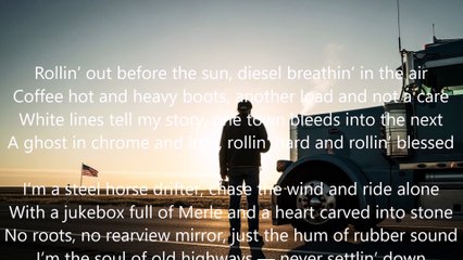 🏍️🔥 Steel Horse Drifter: The Modern Cowboy Highway Anthem 🤠🌄 | Outlaw Country Freedom Song