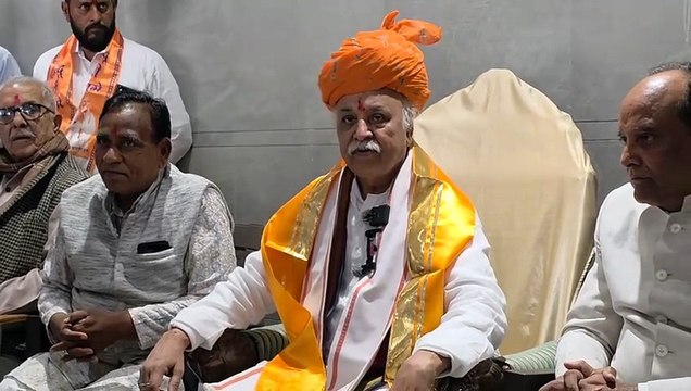 प्रवीण भाई तोगडिया भीलवाड़ा में बोले,....एसआइआर तो राष्ट्रीय सुरक्षा का कर रहा काम