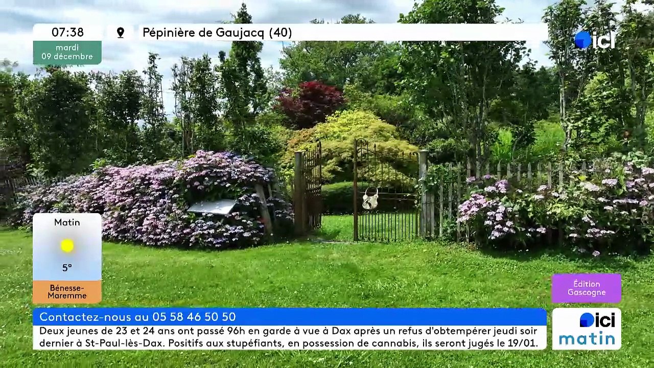 09/12/2025 - ici matin par ici Gascogne en vidéo