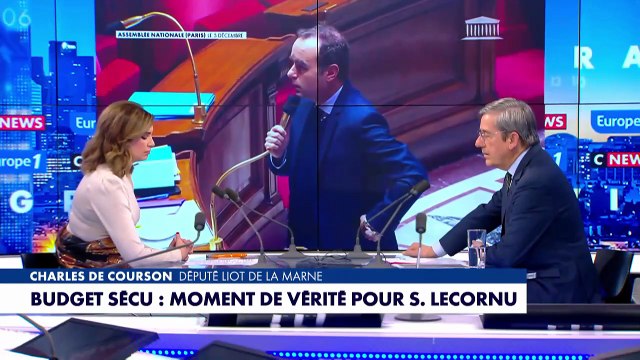Budget de la Sécurité sociale : «Il vaut mieux voter pour, sinon on va vers le chaos», insiste Charles de Courson