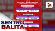 Biyahe ng LRT-2, extended na simula ngayong araw para sa holiday season; MRT-3, naglabas na rin ng train schedule