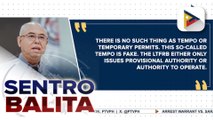 LTFRB, may crackdown vs. mga TNVS na gumagamit ng 'tempo' o 'temporary permits'