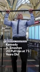 Kennedy Jr. Smashes 20 Pull Ups at 71 Years Old