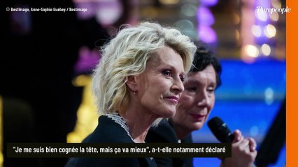 "Je me suis bien cognée la tête" : après sa perte d'équilibre en direct durant le Téléthon, Sophie Davant donne de ses nouvelles