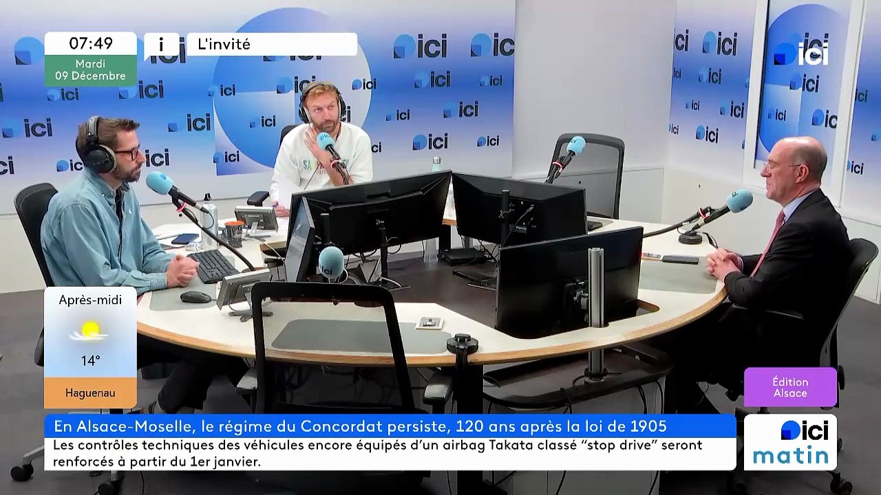Loi 1905 : le concordat en Alsace "n'est pas démodé", estime l'Institut du droit local en Alsace-Moselle