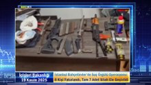 İstanbul Bahçelievler’de Suç Örgütü Operasyonu: 8 Kişi Yakalandı, Tam 7 Adet Silah Ele Geçirildi