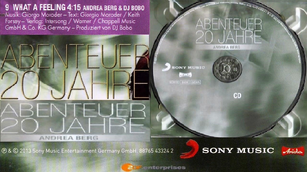 ANDREA BERG — ABENTEUER 20 JAHRE – CD