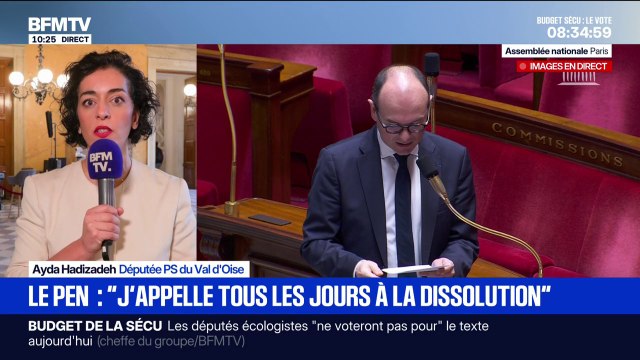 Budget de la sécu : Dans sa très grande majorité, le groupe va voter pour déclare Aida Azade, députée socialiste