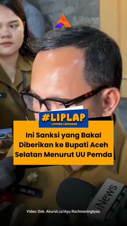 Sanksi untuk Bupati Aceh Selatan