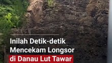 Longsoran pinggir danau