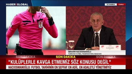 TFF Başkanı Hacıosmanoğlu'ndan Galatasaray ve Okan Buruk'a yanıt