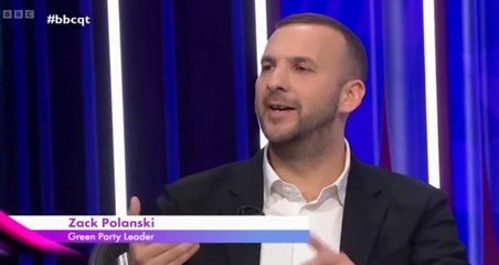 Zack Polanski talks about care workers on Question Time