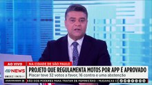 Projeto que regulamenta motos por app é aprovado