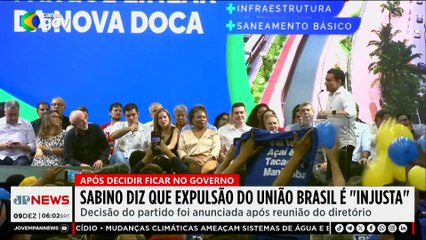 Sabino diz que expulsão do União Brasil é “injusta”