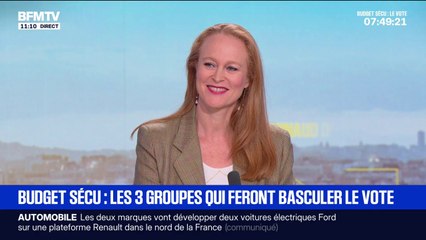 Budget: Violette Spillebout, députée Ensemble, "espère que les Écologistes vont s'abstenir"