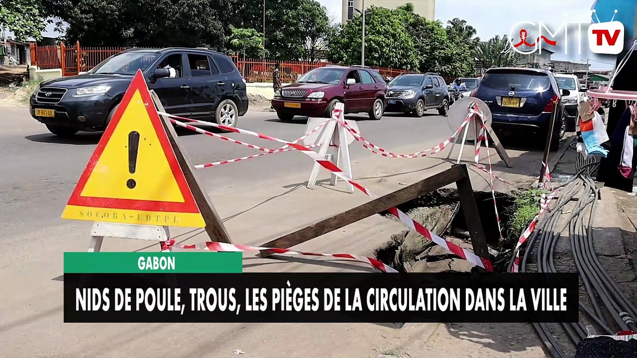 [#Reportage] Gabon : nids de poule, trous, les pièges de la circulation dans la ville