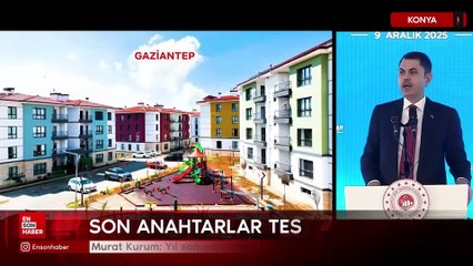 Murat Kurum: Yıl sonunda Hatay'da son anahtarlarımızı teslim edeceğiz