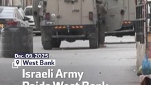 Israeli Army Raids West Bank Refugee Camp