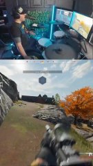 Et voilà comment je joue à Call of duty sans clavier, mais avec une batterie.