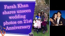 Farah Khan celebrates 21 years of marriage with Shirish Kunder, shares adorable family moments