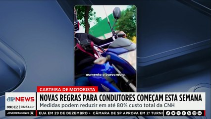 Novas regras da CNH começam a valer esta semana