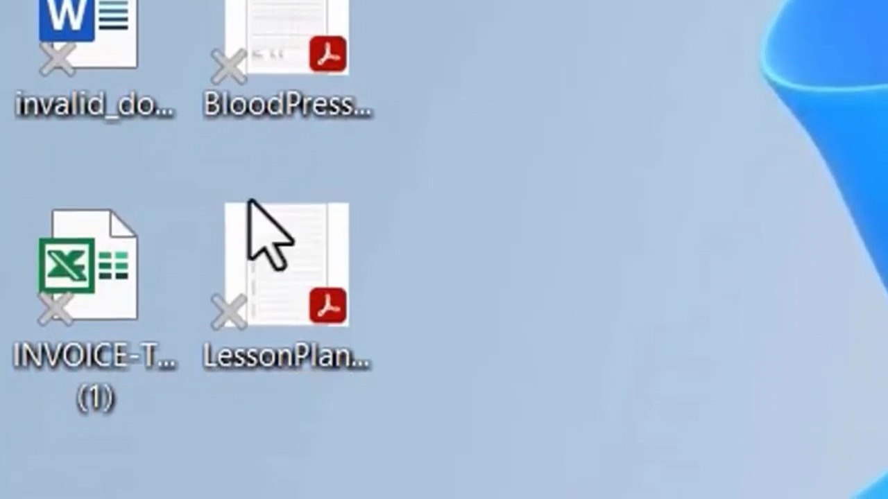 Solved - Gray X on Desktop Icons in Windows 11/10 | Remove Grey Cross from Files & Folders ✅
