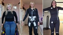 Paralizzata a 19 anni, torna a camminare grazie alla tuta hi-tech