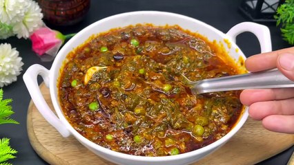 Healthy Palak Ki Sabzi｜Dhaba Style  Palak ki Sabzi｜Spinach Curry Easy Indian Recipe