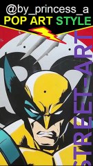 🎨 Street-Art : BY_PRINCESS_A « Pop Art Style » / Damien Saez « Jeune et Con »