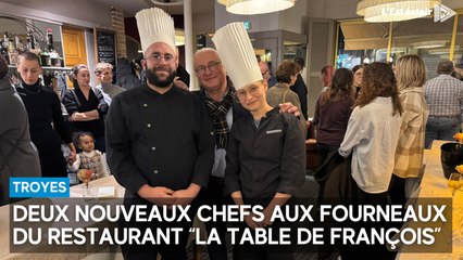 Deux nouveaux chefs aux fourneaux du restaurant “La table de François” à Troyes