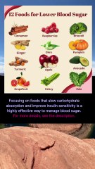 12 foods for lower blood sugar
