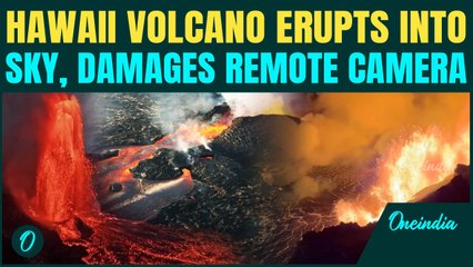 HAWAII VOLCANO VIDEO: Lava Surges Toward Remote Camera As Fountains Reach 100 Feet Into Night Sky