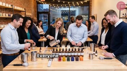Christmas Office Party Idea Book a Private Candle Making Event in NYC