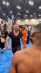 Giga Chad meets ​⁠@shaquan parson 🗿 #gigachad