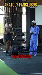 Money is not important 🤭#anatoly #fitness #gym