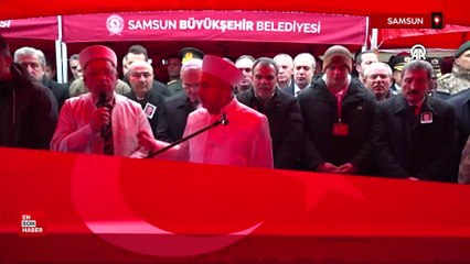 Samsun'da şehit polis memuru Emre Albayrak, son yolculuğuna uğurlandı