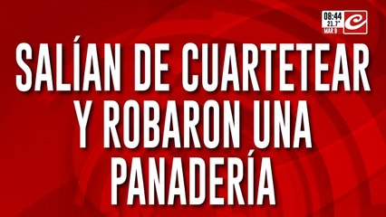 Pibas descontroladas robaron una panadería y molieron a golpes a la empleada