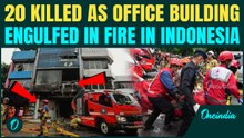 Indonesia BREAKING: Massive FIRE Kills 20 | PANIC & CHAOS as 7-storey Building Engulfed in FLAMES