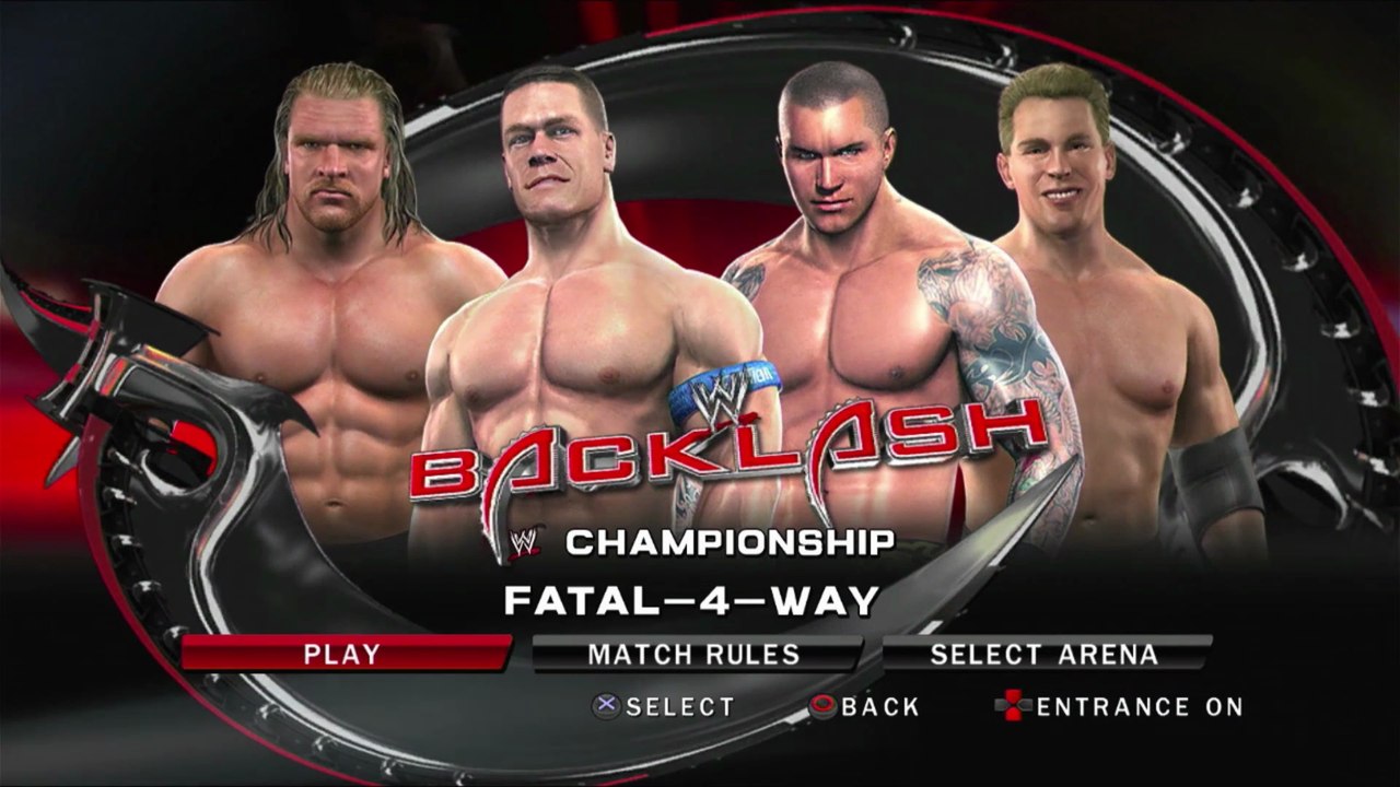 Triple H vs. JBL vs. John Cena vs. Randy Orton