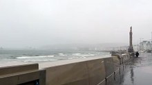 Calm before the Storm Bram on Douglas Promenade at midday